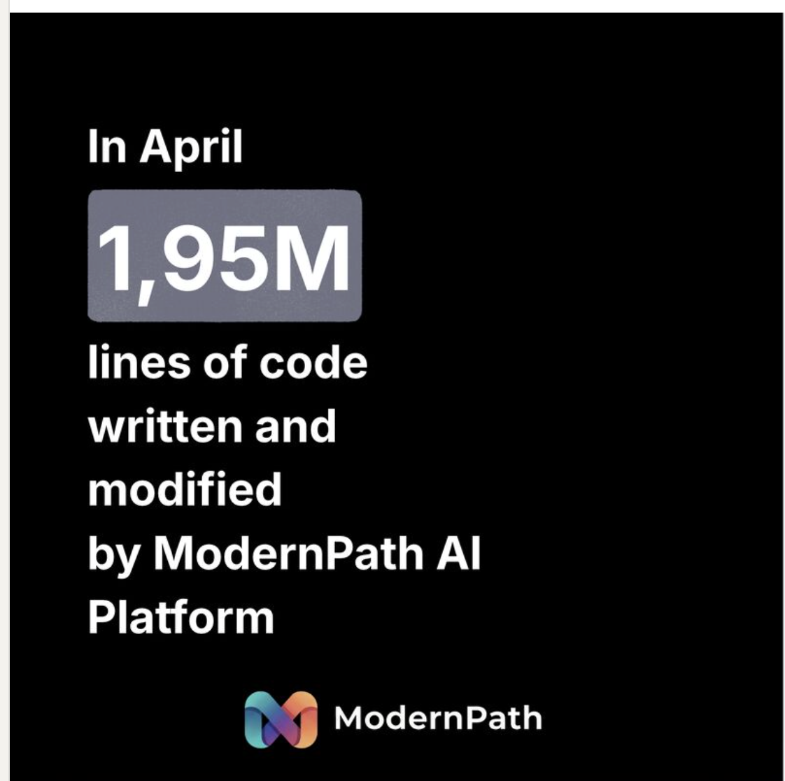 1.95M lines of architecture-aware code in one month